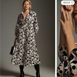 Anthropologie Maeve Bettina dress size m